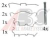 DAIHA 4741650000 Accessory Kit, disc brake pads